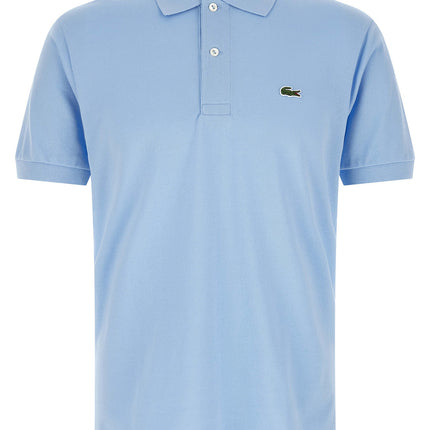 Lacoste Blue Cotton Polo Shirt