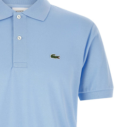 Lacoste Blue Cotton Polo Shirt