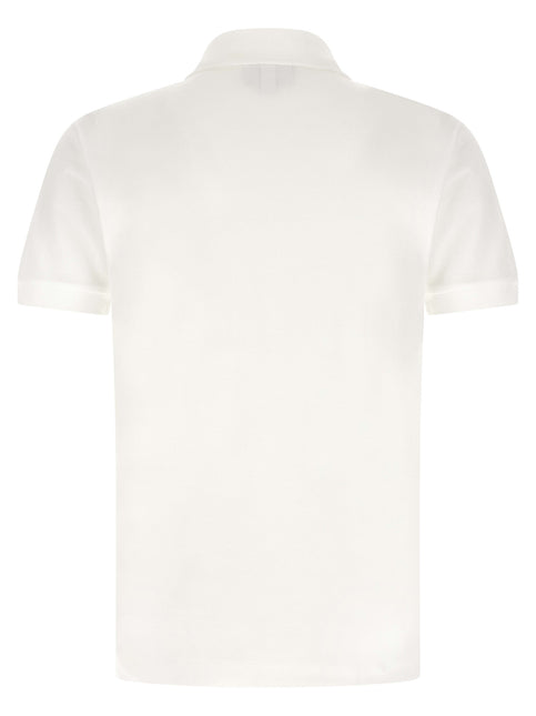 Lacoste White Cotton Polo Shirt