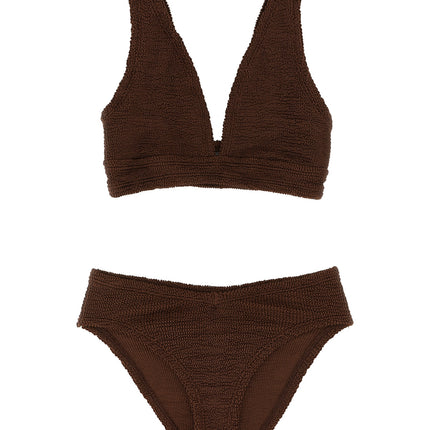 Hunza G Brown Polyamide Bikini