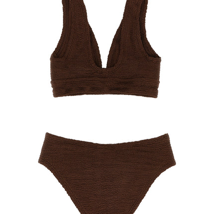 Hunza G Brown Polyamide Bikini