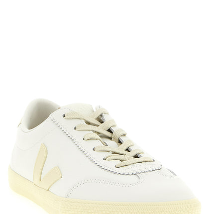 Veja White Calfskin Sneakers