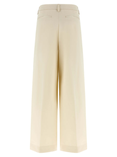 THELATEST White Cotton Casual Pants