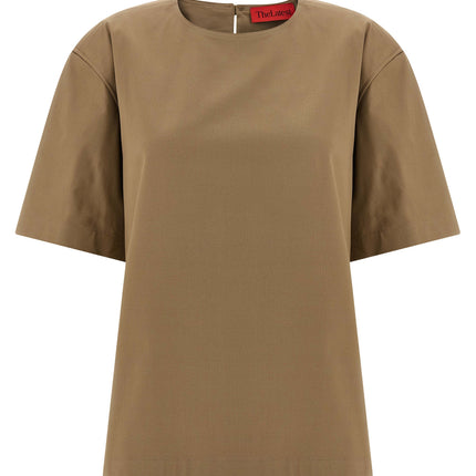 THELATEST Brown Cotton T-Shirt