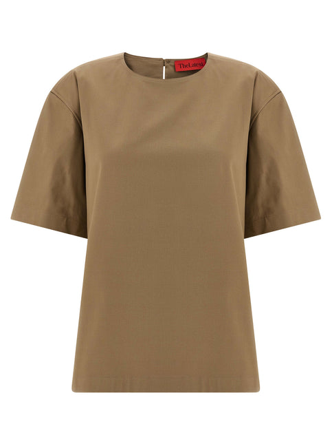 THELATEST Brown Cotton T-Shirt