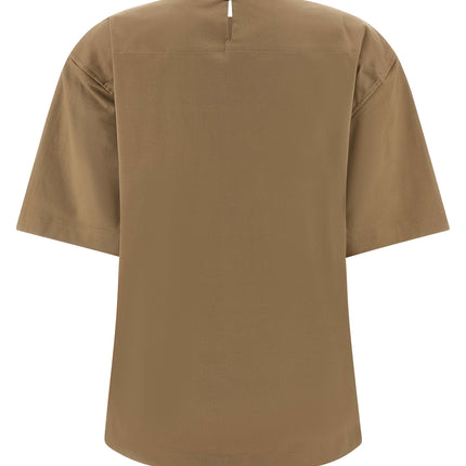 THELATEST Brown Cotton T-Shirt