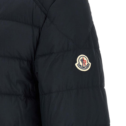 Moncler Blue Polyamide Full-Length Jacket