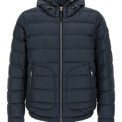 Moncler Blue Polyester Full-Length Jacket