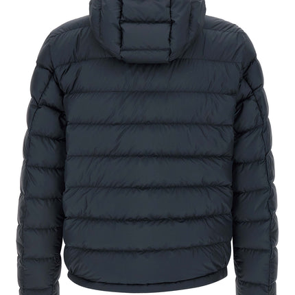 Moncler Blue Polyester Full-Length Jacket