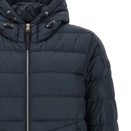 Moncler Blue Polyester Full-Length Jacket