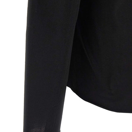 Thom Krom Black Cotton Blouse