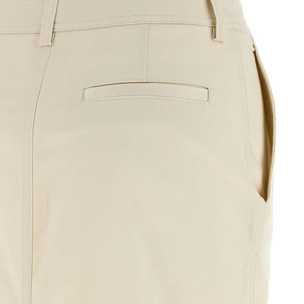 THELATEST White Cotton Midi Skirt