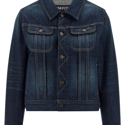 Tom Ford Blue Cotton Denim Jacket