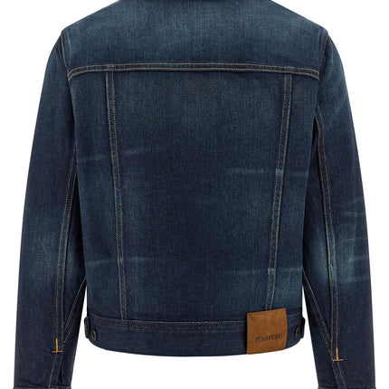 Tom Ford Blue Cotton Denim Jacket