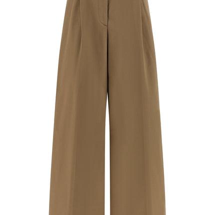 THELATEST Brown Cotton Casual Pants