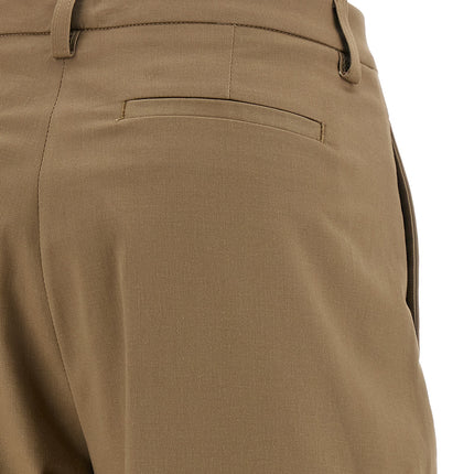 THELATEST Brown Cotton Casual Pants