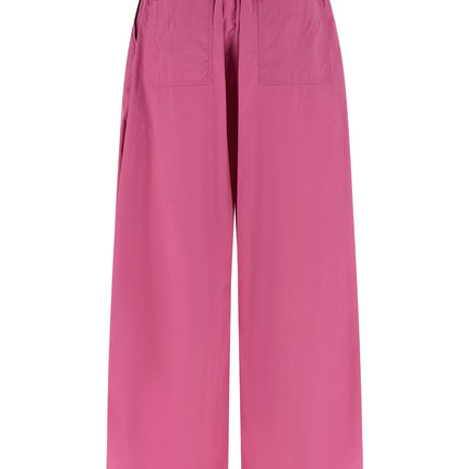 THELATEST Fuchsia Cotton Casual Pants