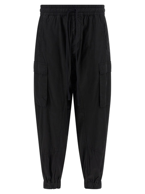 Thom Krom Black Organic Cotton Cargo Pants