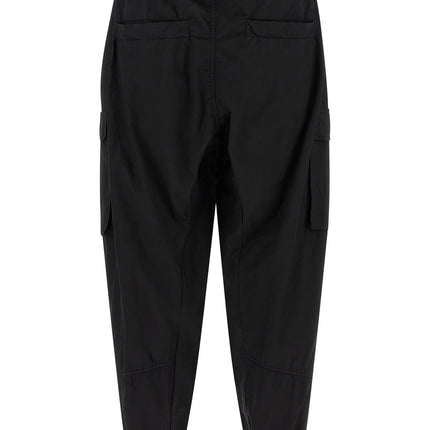 Thom Krom Black Organic Cotton Cargo Pants