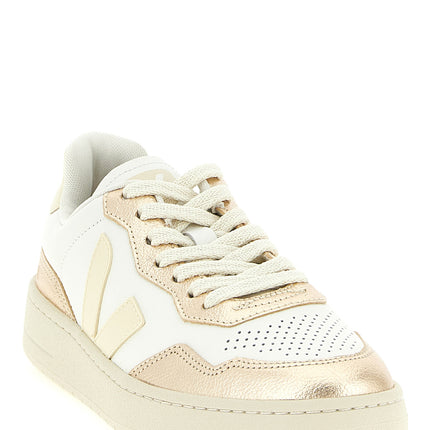 Veja Gold Genuine Leather Low Top Sneakers