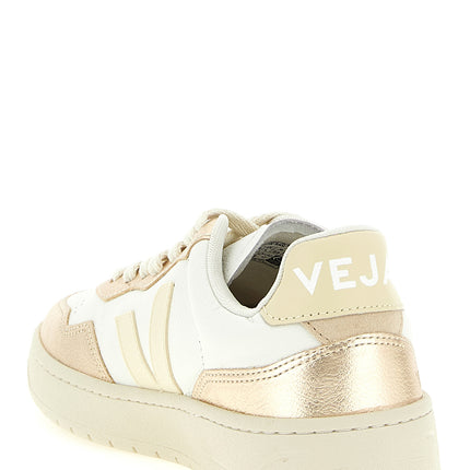 Veja Gold Genuine Leather Low Top Sneakers