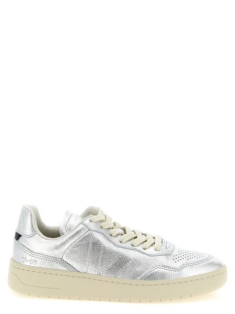Veja Silver Genuine Leather Low Top Sneakers Veja