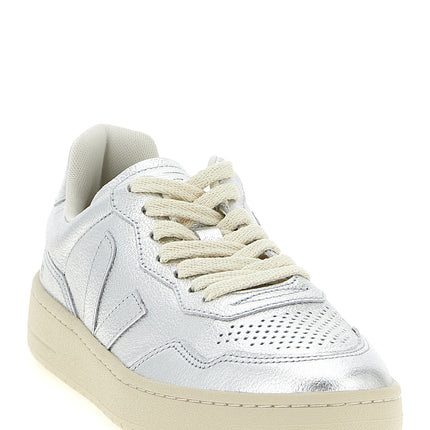 Veja Silver Genuine Leather Low Top Sneakers