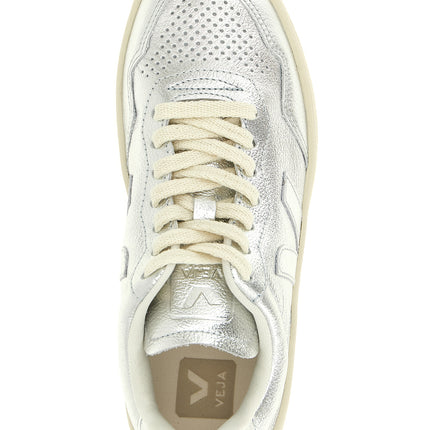 Veja Silver Genuine Leather Low Top Sneakers