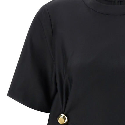 Loulou De Saison Black Silk Blouse