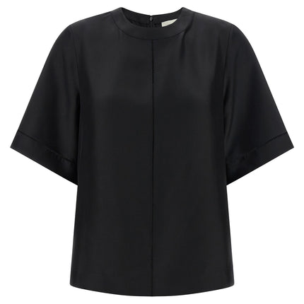 Loulou De Saison Black Silk Shirt