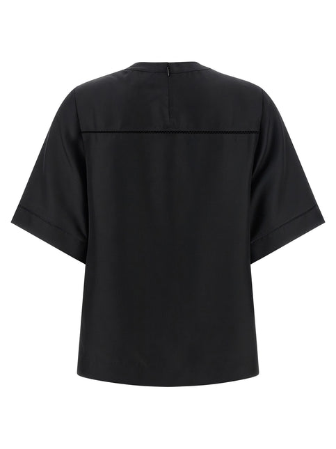 Loulou De Saison Black Silk Shirt