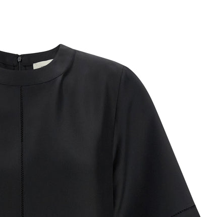 Loulou De Saison Black Silk Shirt