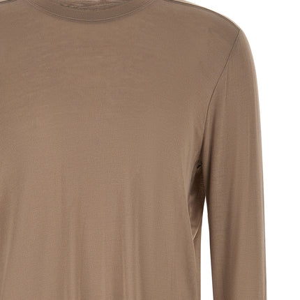 Thom Krom Gray Viscose T-Shirt