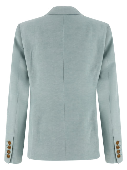 Blazé Milano Blue Silk Blazer