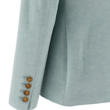 Blazé Milano Blue Silk Blazer
