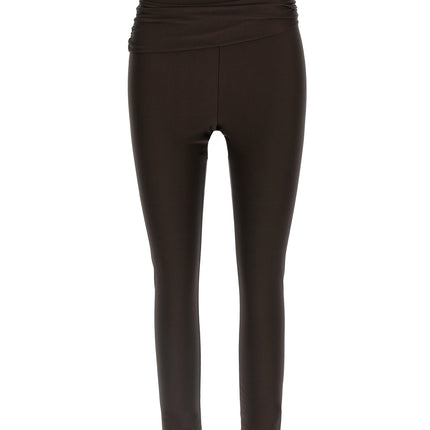 The Andamane Brown Polyamide Leggings
