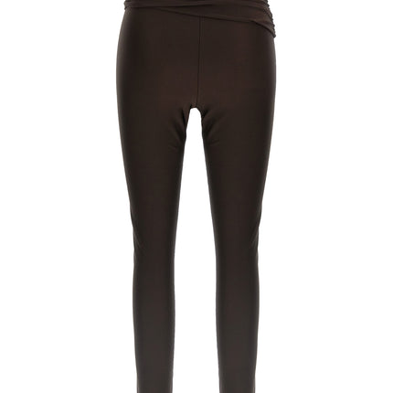 The Andamane Brown Polyamide Leggings