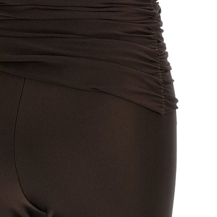 The Andamane Brown Polyamide Leggings