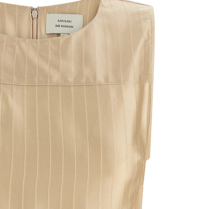 Loulou De Saison Beige Viscose Shirt