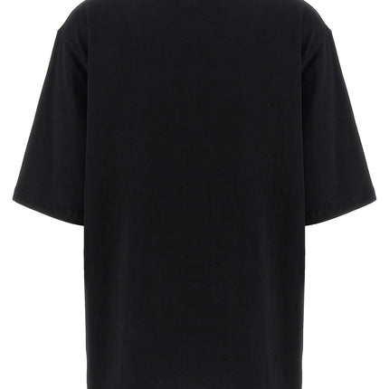 Ami Paris Black Cotton T-Shirt