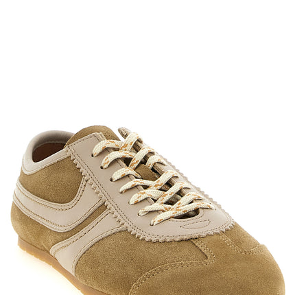 Dries Van Noten Beige Calfskin Sneakers