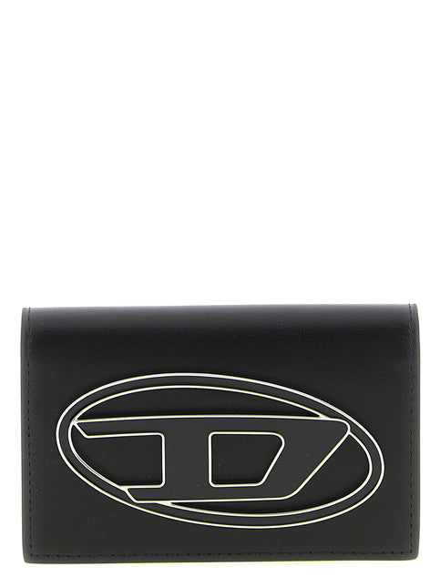 Diesel Black Leather Cardholder