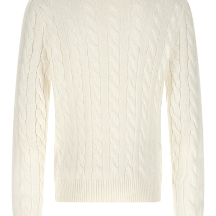 Polo Ralph Lauren White Cotton Cardigan