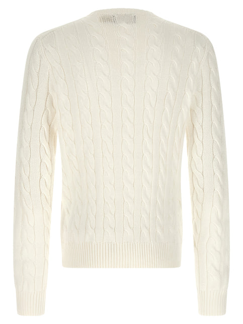 Polo Ralph Lauren White Cotton Cardigan