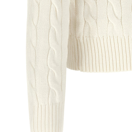 Polo Ralph Lauren White Cotton Cardigan