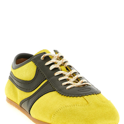 Dries Van Noten Bicolor Calfskin Sneakers