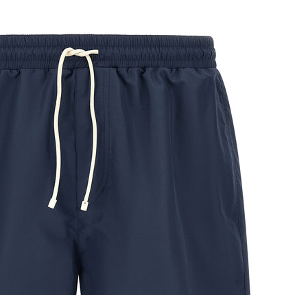 Brunello Cucinelli Blue Polyester Swim Shorts
