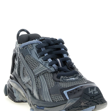Balenciaga Gray Polyethylene Athletic Sneakers