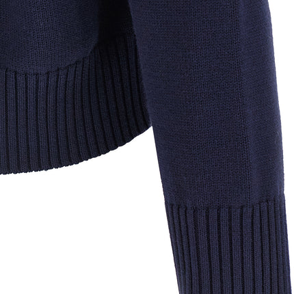 Ami Paris Blue Wool Cardigan
