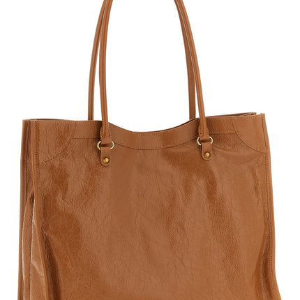 Balenciaga Brown Lamb Leather Shoulder Bag